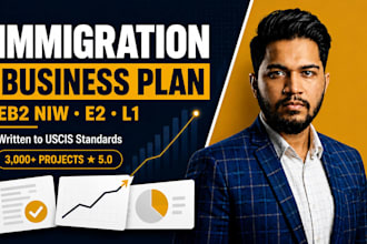 write immigration business plan for eb2 niw, e2, l1 visa uscis