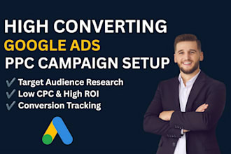 setup and manage google ads ppc campaign