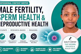 write male fertility, sperm health and reproductive health content
