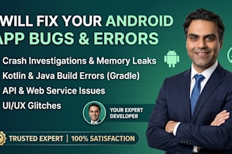 fix android app bugs, crashes and build errors
