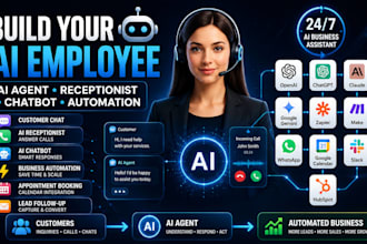 build ai receptionist for booking appointments and call pick