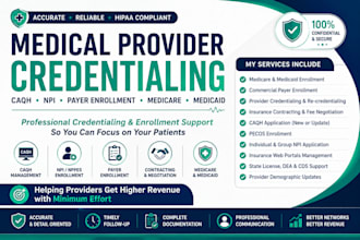 do medical provider credentialing and insurance enrollment