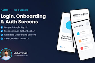 create a login and signup screen in flutter with firebase