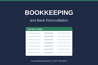 do bookkeeping and bank reconciliation in excel