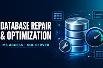 fix and optimize your microsoft access or sql database