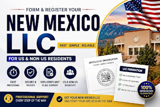 form and register your new mexico llc for US and non US residents