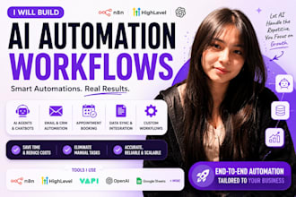 build ai automation workflows with n8n, gohighlevel, and ai