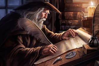 write your fantasy character backstory