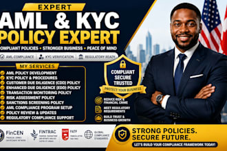 be your aml, kyc policy consultant for fintech compliance
