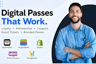 integrate apple and google wallet passes with shopify woocommerce gohighlevel