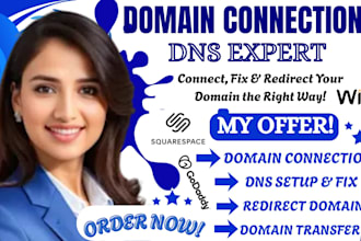 connect domain, google workspace business email setup, transfer domain and dns