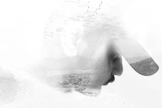 create a double exposure of your portrait