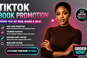 make viral tiktok book videos, tiktok book promotion, booktok, tik tok video ads