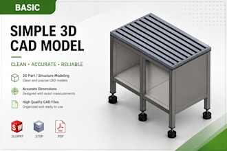 create 3d cad models and mechanical designs