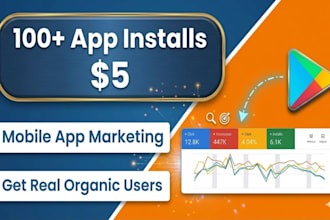 do mobile app promotion, game promotion and organic app marketing
