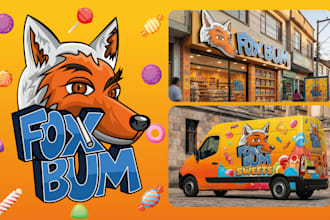 design a cartoon mascot logo