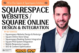 squarespace square online website design squarespace booking website square pos