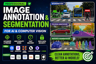 do image annotation and image segmentation for computer vision