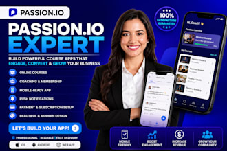 build your passion io mobile app online course website