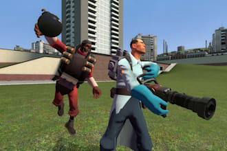 rig, port, or create custom sfm, gmod, playermodel, l4d2, tf2, and mmd models