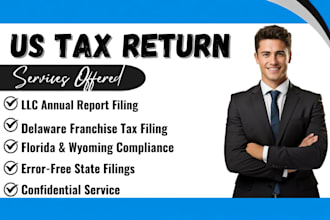 prepare and file your US federal and state tax return