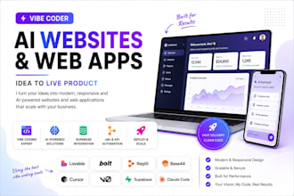 be your vibe coder for ai development, websites and web apps