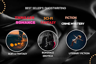 ghostwrite edit or rewrite fiction novels and nonfiction
