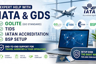 help with iata golite gostandard tids iatan accreditation and bsp setup