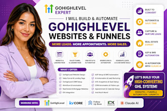 gohighlevel real estate website redesign gohighlevel landing page ghl automation