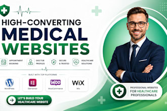 design a modern medical healthcare website