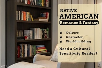 be your native cultural sensitivity reader and native american beta reader