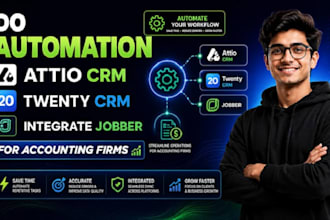do automation attio crm twenty crm integrate jobber for accounting firms