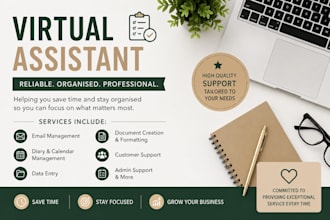 be your virtual assistant for business administration and data entry