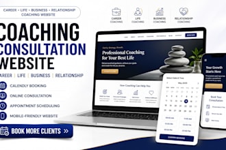 setup career life business relationship coach calendly consultation website