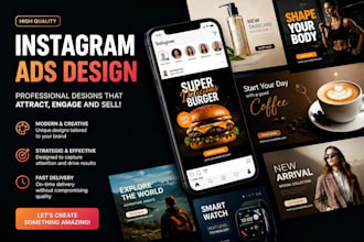 design high converting static ad creatives
