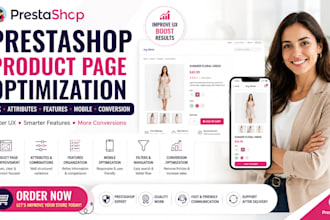 prestashop product page optimization ux attribute features mobile conversion
