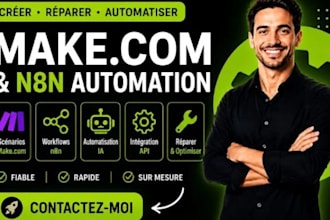 créer n8n ai agent, automatisation make fix make scenario n8n workflow agent ai