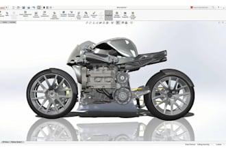 do solidworks product design, mechanical cad, 3d modeling, rendering and drawing