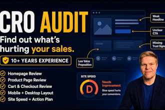 audit your shopify store to improve conversions and sales