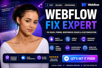 fix webflow figma squarespace bugs forms cms issues website customization