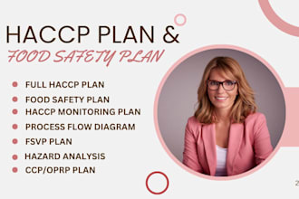 create a haccp plan for restaurants, cafes and food trucks