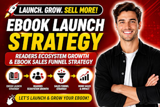 ebook launch strategy, readers ecosystem growth, ebook sales funnel strategy