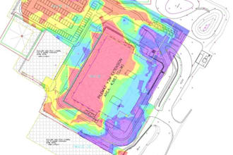 analyse gi report, produce earthwork cut n fill, build ups and create 3d surface