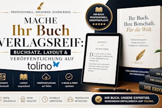 mache ihr buch verlagsreif buchsatz layout and veroffentlichung auf tolino