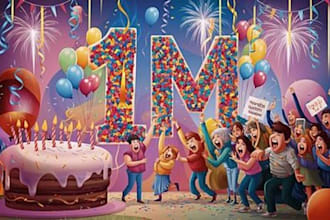 do organic 1 million views with organic views, video seo and channel growth like