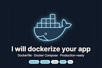 dockerize your app with dockerfile and docker compose