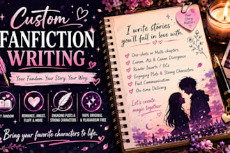 write custom fanfiction for your favorite fandom