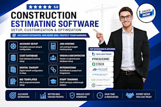 setup and customize construction estimating software for your business via