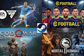 do steam capsule art, steam capsule, steam banner, steam page, custom steam game