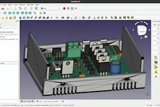 design pcb enclosure, iot sensor housing 3d printable electronics case solidwork